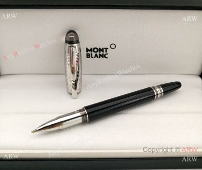 Best Quality Copy Montblanc Starwalker DOUE Rollerball Pen Silver Cap